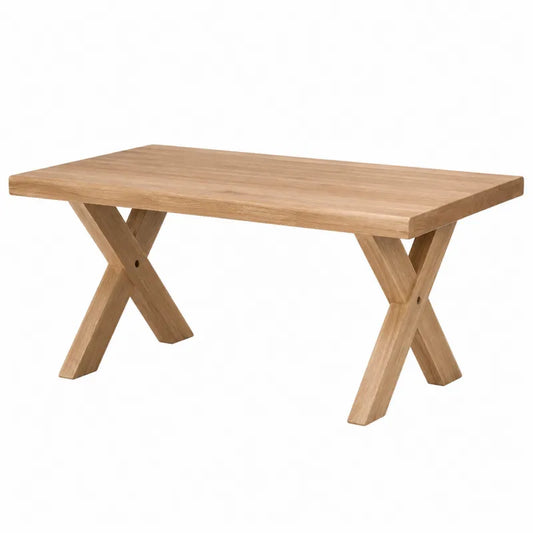 D?bowy st¨®? ogrodowy prostok?tny 150x90